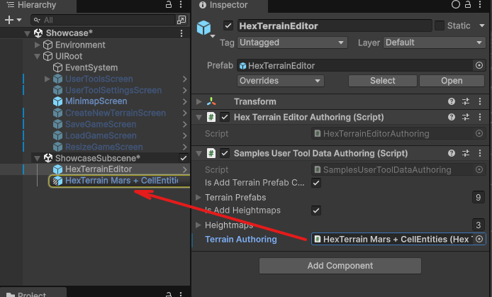 Add Terrain On Scene