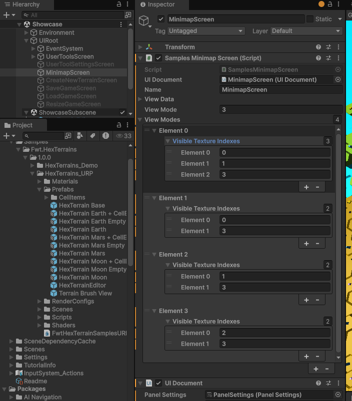 Minimap ViewModes setup