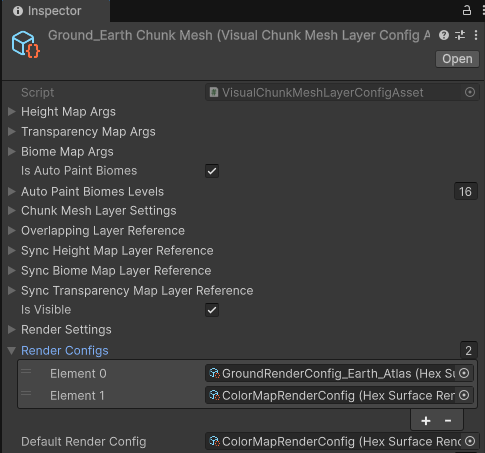 Terrain Render Configs